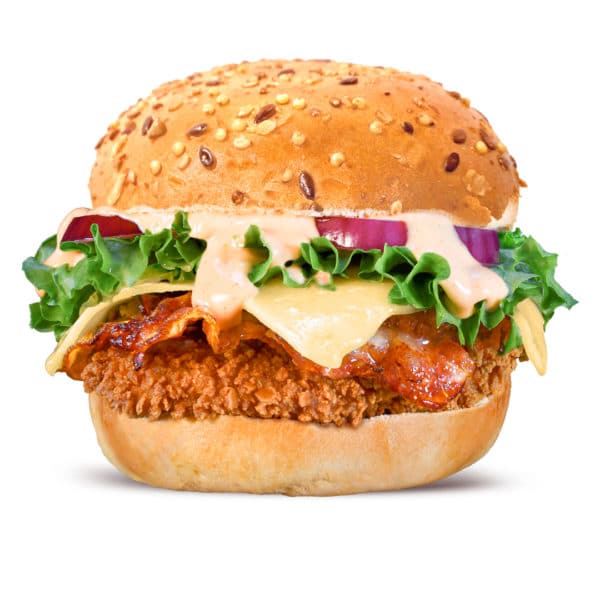 Chick'n Spicy Bacon